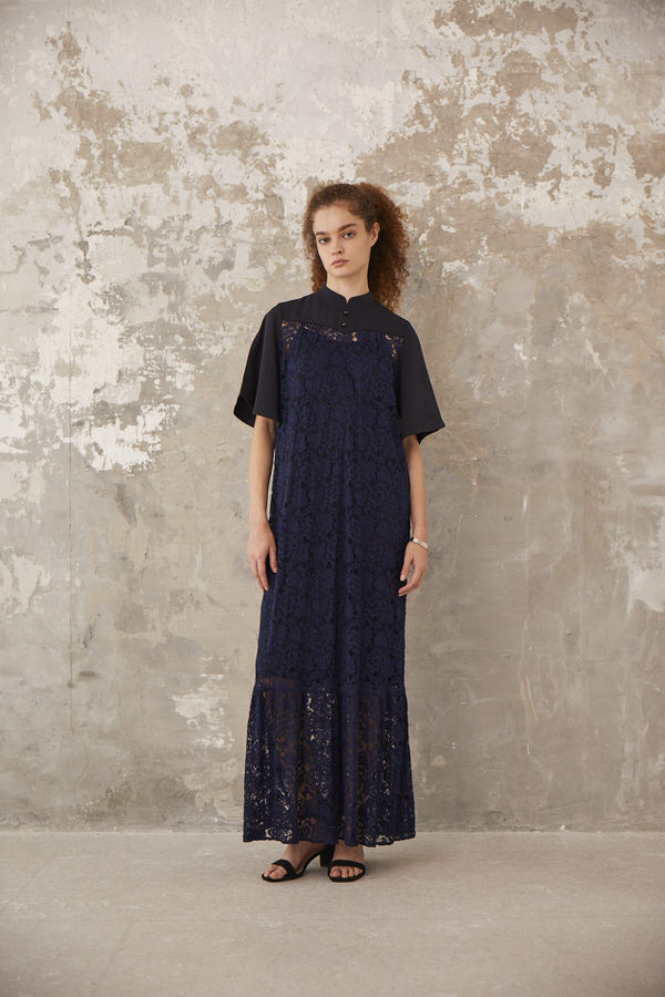【8/20まで】LOKITHO ロキト narrow EMB.c/s dress LOKITHO